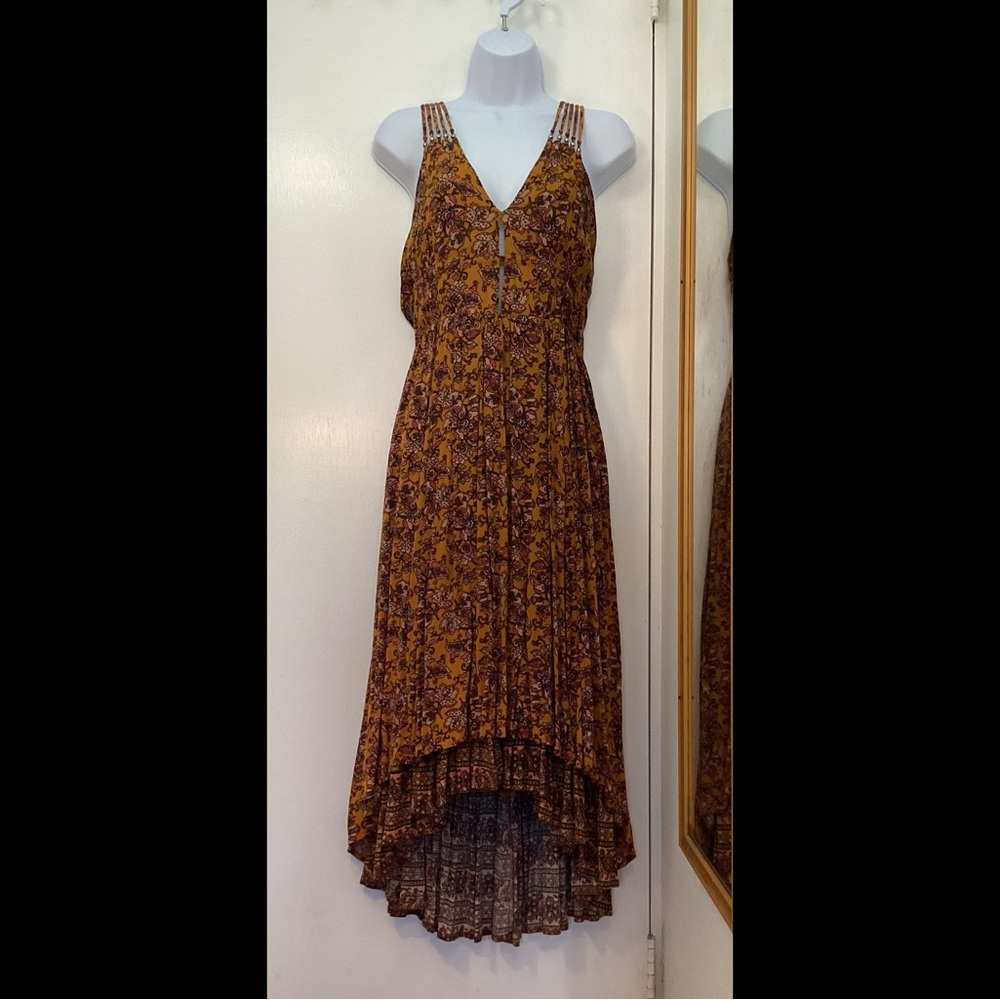Boho Chic V-Neck Dress